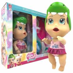Imagem de Boneca Little Dolls Bichinhos Brinquedo Bebê Come Papinha Faz Caquinha Dinossauro