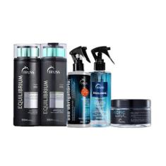 Imagem de Kit Truss Equilibrium Uso Obrigatório Frizz Specific Mask (5 Produtos)