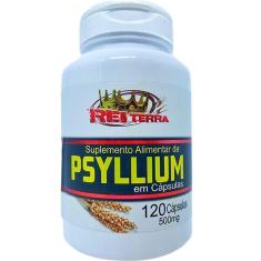 Imagem de Psyllium 500Mg 120 Cápsulas - Rei Terra