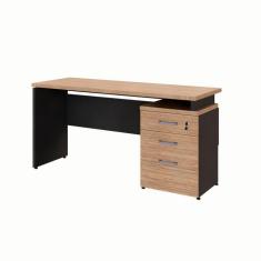 Imagem de Escrivaninha Yaris 3 GV Ameixa e Preta 150 cm