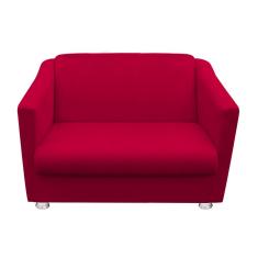 Imagem de Namoradeira Tilla Decorativa 2 Lugares Suede Vermelho