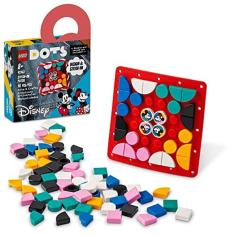 Imagem de LEGO DOTS Disney Mickey Mouse & Minnie Mouse Stitch-on Patch 41963 Building Toy Set para crianças, meninos e meninas com mais de 8 anos; Kit de Artes 