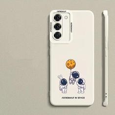 Imagem de Para Samsung Galaxy S22 S21 S20 S 22 Ultra Plus S20 FE S22Ultra S22Plus S20FE Capa Bonita Space Astronaut Phone Case, W, FlewAway, Para Samsung S22