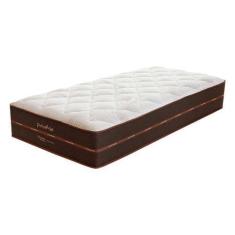 Imagem de Colchão Solteiro King Diamante Mola Ensacada (34x96x203) Bege e Marrom