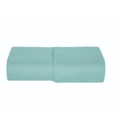 Imagem de Lençol Solteiro Casal Queen Avulso 100% Algodão - Luck Baby, Azul Bebê