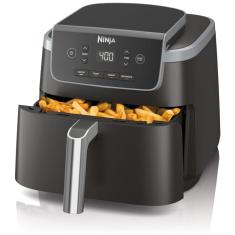 Imagem de Air Fryer Pro 4 Em 1 Com Air Crisp De 4,66L Frite, Asse, Reaqueça E Desidrate 110V 1750W, Ninja Af141, Preta