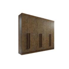 Imagem de Guarda Roupa Casal 6 Portas 6 Gavetas Da Vinci Ipê 100% Mdf - D' Doro