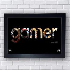 Quadro Decorativo Gamer Mod 58 21x30cm