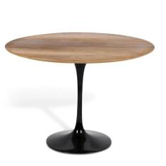 Imagem de Mesa de Jantar Tulipa Saarinen Redonda 90 cm - Mezzo Castani