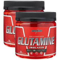 Imagem de 2x Glutamine Isolates Natural 300g Integralmedica