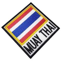 Imagem de Muay Thai Bandeira Tailândia Patch Bordado Para Kimono