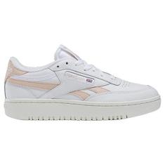 Imagem de Reebok Tênis feminino Club C Geo Mid, Giz/Rosa/Branco, 37