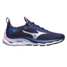 Imagem de Tênis Mizuno Wave Mirai 5 Feminino - Marinho e Rosa