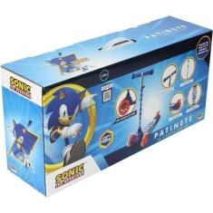 Imagem de Patinete Sonic 3 Rodas Com Led Bbr
