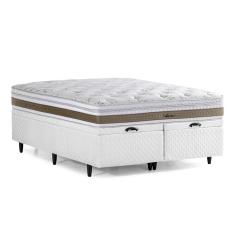 Imagem de Cama Box Baú Herval Queen Amore, 74X158x198 Cm, Molas Ensacadas