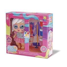 Imagem de Boneca Infantil Little Dolls Glitter Pinta E Repinta Divertoys