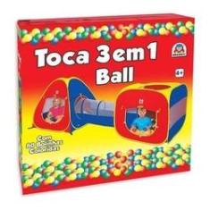 Imagem de Barraca Toca 3 em 1 Ball com 80 bolinhas 4600 - Braskit