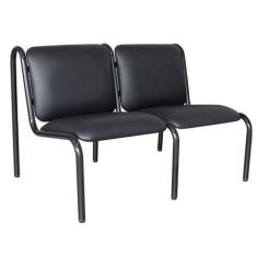 Imagem de Sofá Para Recepção De Escritório Linha Recepção Smart Preto - Design O