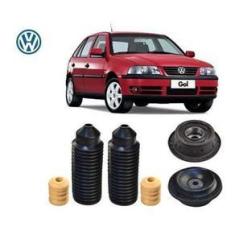 Imagem de 2 Kit Coxim Batente Coifa Dianteiro Volks Gol G3 1998 1999 2000 2001