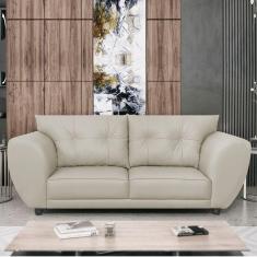 Imagem de Sofá 2 Lugares Tulipa Linho Bege