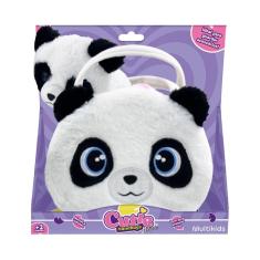 Imagem de Pelúcia Cutie Handbags Panda Deluxe Bolsa e Pelúcia Multikids - BR2221