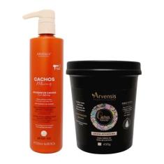 Imagem de Kit Arvensis Cachos Ondulados Ativador 500ml + Geleia Suave