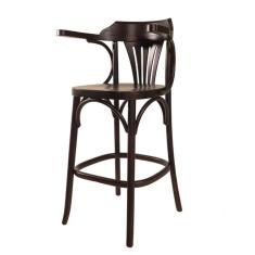 Imagem de Banqueta Madeira Alemanha com Braço Preto