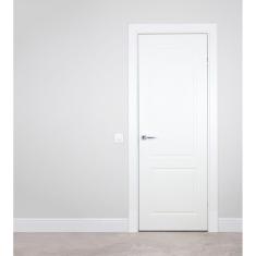 Imagem de Kit Batente com Guarnição Revestido Regulável de 7,5cm a 12,5cm Casablanca Branco