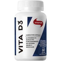 Imagem de Vita D3 Vitamina D 60 Cápsulas Vitafor