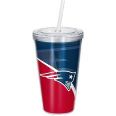 Imagem de Copo Com Canudo Luxo NFL New England Patriots