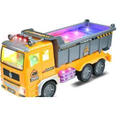 Imagem de Brinquedo Caminhão Construção Truck Com Lues 4 D E Músicas As Crianças
