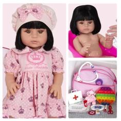 Imagem de Boneca Alive Menina Princesa Exoval Premium E Completo - Cegonha Rebor