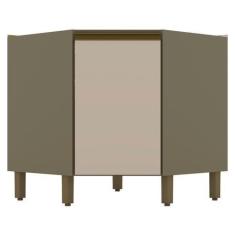 Imagem de Armário de Cozinha para Canto Évelin 1 Porta 1 Prateleira Duna/Cristal