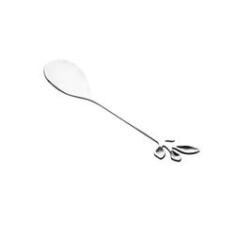 Imagem de Cj 4 Colheres Aco Inox P/cha Leaves Prateado