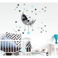 Imagem de Adesivo De Parede Mickey Na Lua - Ra Personalize
