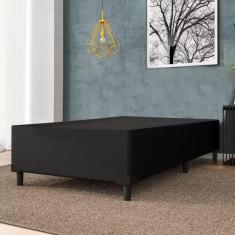 Imagem de Base Cama Box Solteiro 88x188 Preto