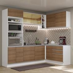 Imagem de Cozinha Completa 399002 Com Armário E Balcão Branco/Rustic