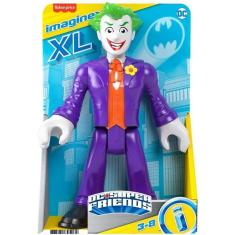 Imagem de Boneco Imaginext DC Super Friends Coringa XL 25CM Mattel HHH82