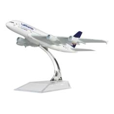 Imagem de Miniatura Aviao Airbus A380 Lufthansa Aeronave Comercial Airplane