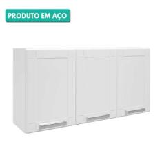 Imagem de Armário De Cozinha 100% Aço 105cm 3 Portas 6009 Múltipla Bertolini Bra