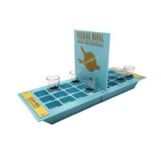 Imagem de Jogo De Tabuleiro Batalha Naval Com 8 Copos 50ml Tequila Ref898 - Dant