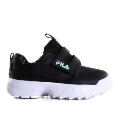 Imagem de Tênis Infantil Fila Disruptor VLC Preto Rosa-Feminino