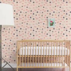 Imagem de Papel de Parede Infantil Flamingo