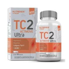 Imagem de Tc2 Actmove Ultra Colágeno Tipo 2 + Magnésio Dimalato + Vitamina D3 60cps Nutrends