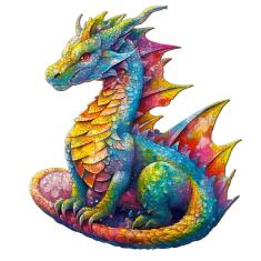 Imagem de Quebra-cabeça de madeira kaayee Advanced Dragon 200 unidades