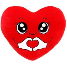 Imagem de Pelúcia Amigo do Coração Grande 40cm Bordado Super Fofa Dm Toys