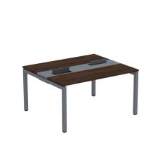 Imagem de Mesa Plataforma Dupla com Pé de Aço para Coworking 140x120 Pdc14/12/2p Escalate/Grafito