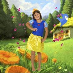 Imagem de Roupa infantil Fantasia Feminina Garotas Princesas Brincar - Masters T