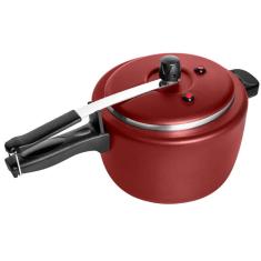 Imagem de Panela De Pressão Antiaderente 4,5 Litros Tulipa Masterflon Vermelho Patolux