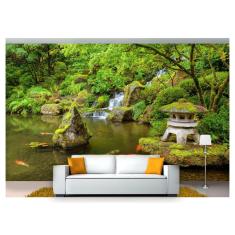 Imagem de Papel De Parede Jardim Japonês Lago Japão 3D 7,50m² Jjp20